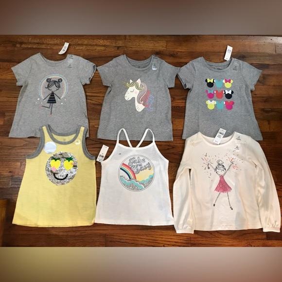 Gap Kids Girls Shirts Tops Blouse Tank Tops
Disney Minnie Unicorn Rainbow Sequin - Picture 2 of 15